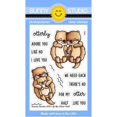 Sunny Studio Clear Stamps - My Otter Half